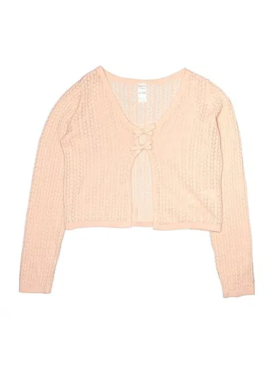 Pre-owned Carter's Kids' Cardigan Sweater In Pink