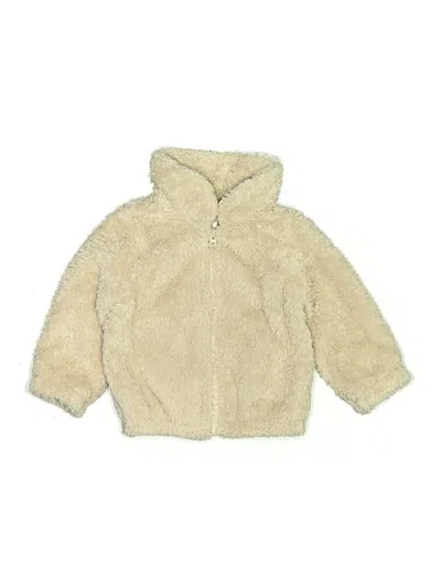 Pre-owned Carter's Babies' Cardigan Sweater In Tan