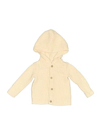 Pre-owned Carter's Babies' Cardigan Sweater In Yellow