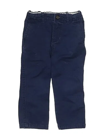 Pre-owned Carter's Kids' Cargo Pants In Blue
