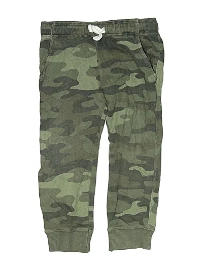 Pre-owned Carter's Kids' Cargo Pants In Green