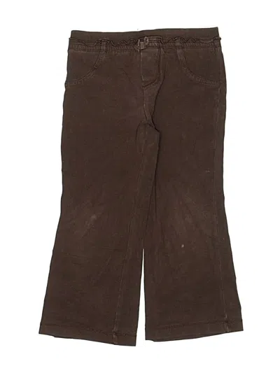 Pre-owned Carter's Kids' Casual Pants In Brown