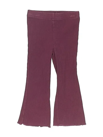 Pre-owned Carter's Kids' Casual Pants In Burgundy