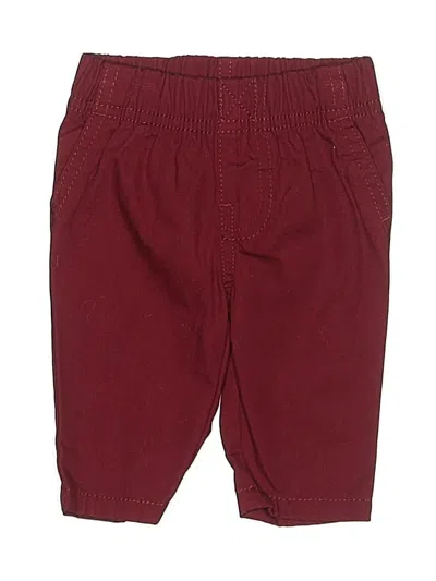 Pre-owned Carter's Babies' Casual Pants In Burgundy