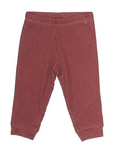 Pre-owned Carter's Kids' Casual Pants In Burgundy