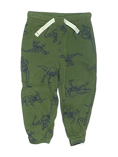 Pre-owned Carter's Kids' Casual Pants In Green