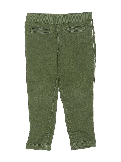 Pre-owned Carter's Kids' Casual Pants In Green