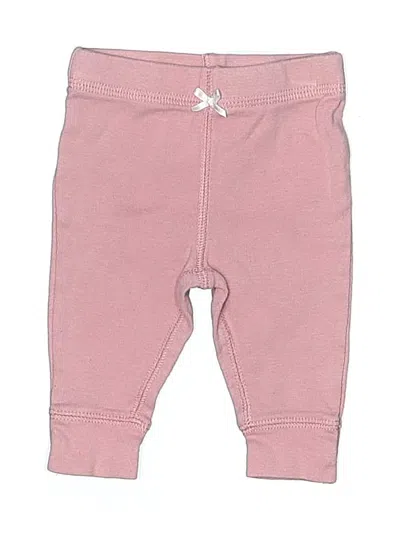 Pre-owned Carter's Babies' Casual Pants In Pink