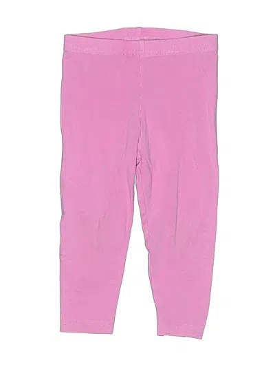 Pre-owned Carter's Kids' Casual Pants In Pink