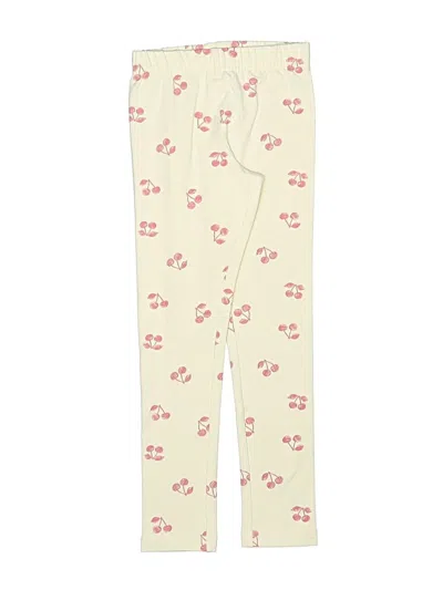 Pre-owned Carter's Kids' Casual Pants In White