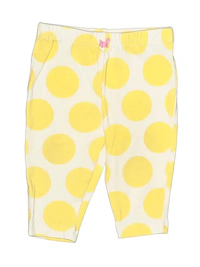 Pre-owned Carter's Babies' Casual Pants In Yellow