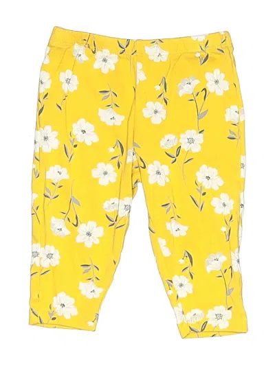 Pre-owned Carter's Babies' Casual Pants In Yellow