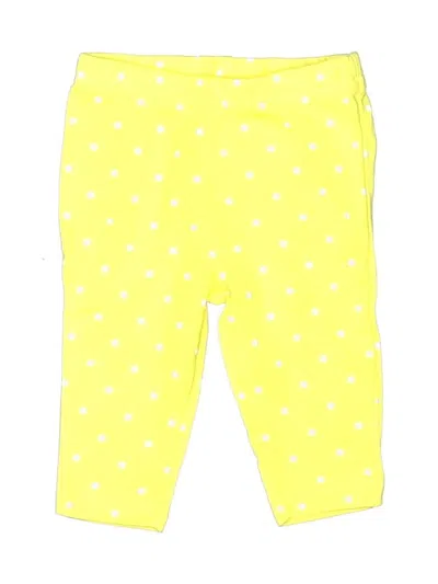 Pre-owned Carter's Babies' Casual Pants In Yellow