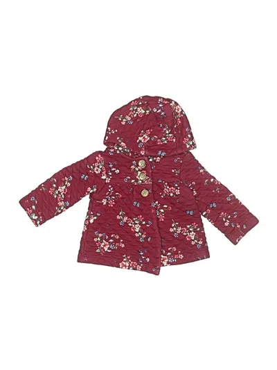 Pre-owned Carter's Babies' Coat In Burgundy