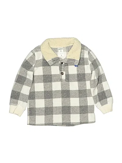 Pre-owned Carter's Kids' Coat In Gray