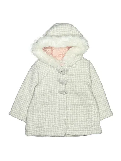 Pre-owned Carter's Kids' Coat In Ivory