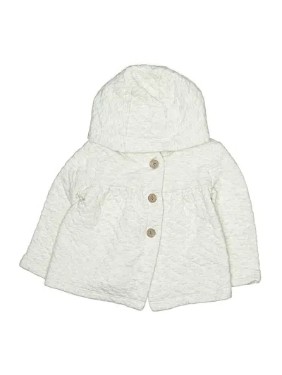 Pre-owned Carter's Kids' Coat In Ivory
