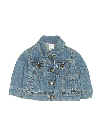 Pre-owned Carter's Babies' Denim Jacket In Blue