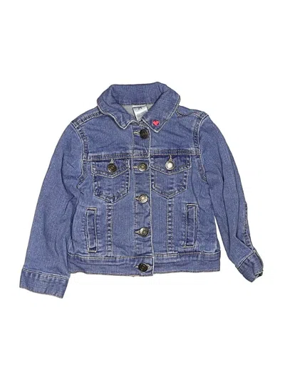 Pre-owned Carter's Kids' Denim Jacket In Blue
