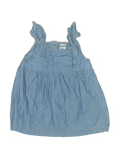 Pre-owned Carter's Kids' Dress In Blue