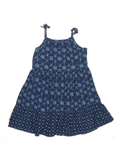 Pre-owned Carter's Kids' Dress In Blue