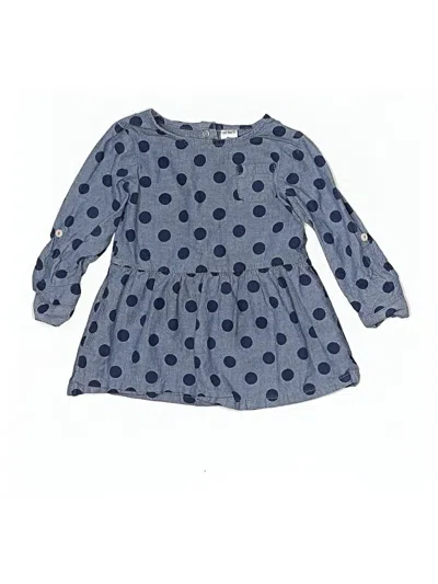 Pre-owned Carter's Kids' Dress In Blue