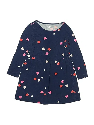Pre-owned Carter's Kids' Dress In Blue