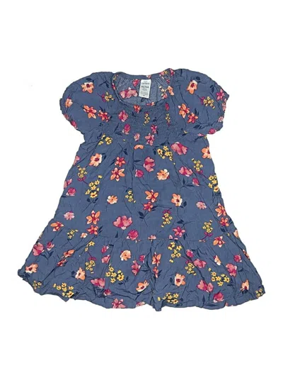 Pre-owned Carter's Kids' Dress In Blue