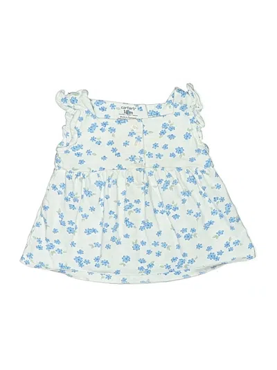 Pre-owned Carter's Kids' Dress In Blue