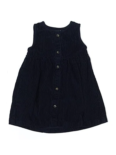 Pre-owned Carter's Kids' Dress In Blue