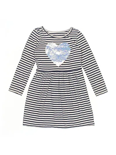 Pre-owned Carter's Kids' Dress In Blue