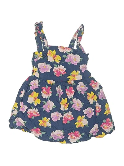 Pre-owned Carter's Kids' Dress In Blue