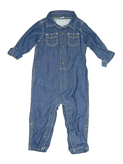 Pre-owned Carter's Kids' Dress In Blue