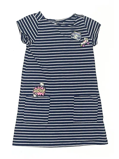Pre-owned Carter's Kids' Dress In Blue