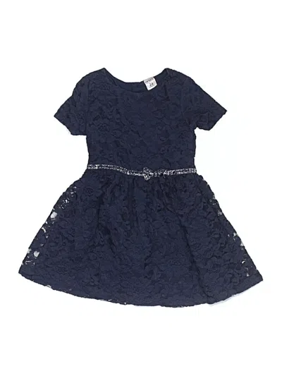 Pre-owned Carter's Kids' Dress In Blue