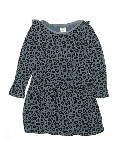 Pre-owned Carter's Kids' Dress In Blue