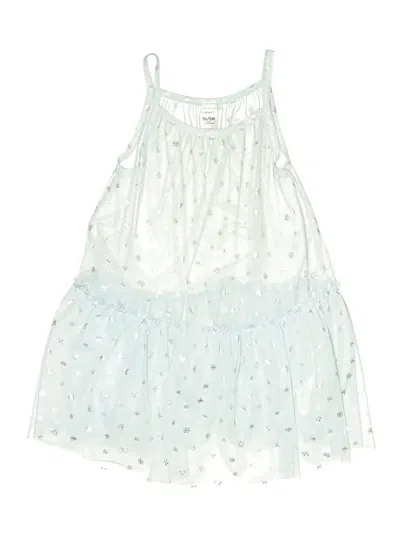 Pre-owned Carter's Kids' Dress In Blue