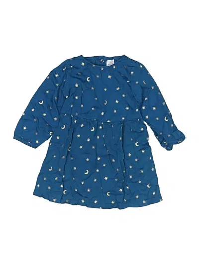 Pre-owned Carter's Kids' Dress In Blue