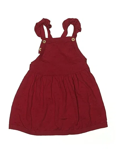 Pre-owned Carter's Kids' Dress In Burgundy