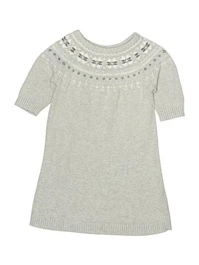 Pre-owned Carter's Kids' Dress In Gray