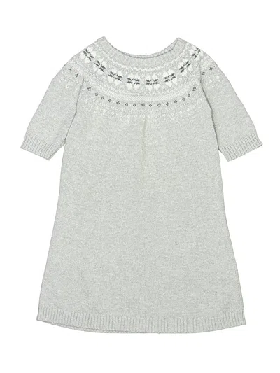 Pre-owned Carter's Kids' Dress In Gray