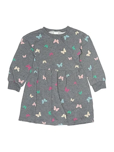 Pre-owned Carter's Kids' Dress In Gray