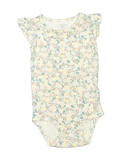 Pre-owned Carter's Kids' Dress In Ivory