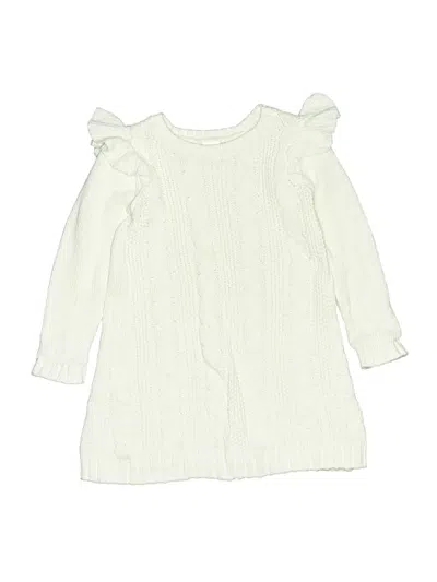 Pre-owned Carter's Kids' Dress In Ivory