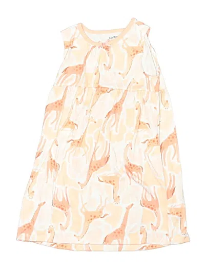 Pre-owned Carter's Kids' Dress In Ivory