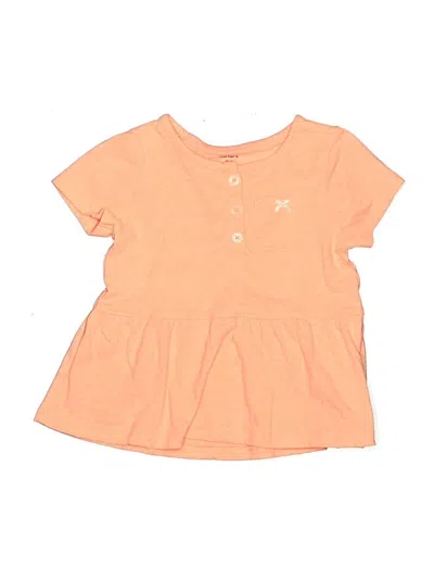 Pre-owned Carter's Kids' Dress In Orange