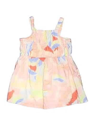Pre-owned Carter's Kids' Dress In Orange