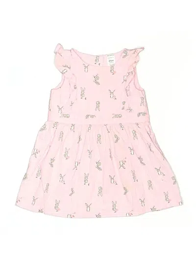 Pre-owned Carter's Kids' Dress In Pink
