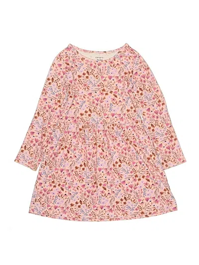 Pre-owned Carter's Kids' Dress In Pink