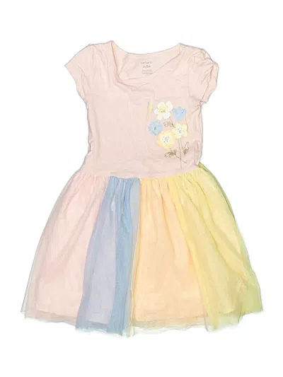 Pre-owned Carter's Kids' Dress In Pink